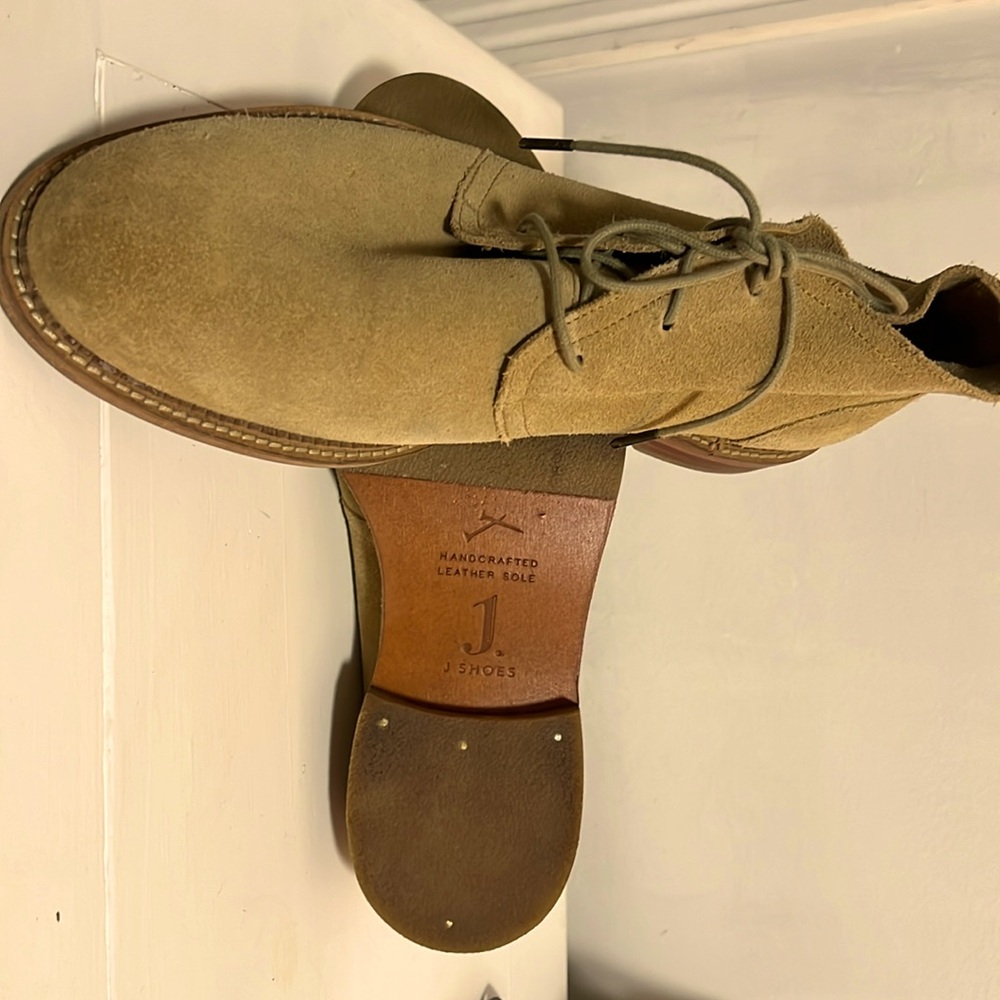 Handcrafted leather sole J. shoes very stylish and comfortable worn couple times